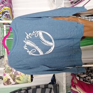 TIME AND TRU BLUE GAME DAY SWEATSHIRT SIZE LARGE 12-14